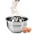 Tigela Bowl Aço Inox 30cm Profissional Fundo Multiuso Cozinha Completa Gourmet Chef KeHome - Imagem 1