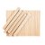 Jogo Americano em Bambu 30 x 40 cm Natural 06 Lugares Servico de Jantar Cozinha Mesa Posta - Imagem 1