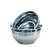 Kit 2 Tigela Bowl Aço Inox 28 e 30cm Fundo Multiuso Profissional Cozinha Completa Chef Gourmet - Imagem 2