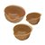 Conjunto 03 Bowls Medidores Cozinha Carol Fiorentino 150/250/400ml Confeitaria Bege Premium - Imagem 2