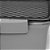 Pote Hermetico Com Tampa Marmita 3 Compartimentos Retangular 19 x 12 cm 1400 ml Cinza Refeição - Imagem 2