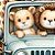 Capa para Painel 1,5m x 1,5m - Safari baby cute  Digital de Alta Qualidade - Imagem 2