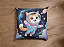 Capa de Almofada Gatonauta  45x45cm - Imagem 1