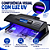 Aparelho Identificador Detector Testador De Cédulas Falsas Notas Documentos Dinheiro Passaporte Daifpro Luz Uv Negra Ultravioleta Bivolt 127/220v - Imagem 2