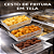 Cesto D Fritura Em tela 24X11X10cm p Fritadeira Retangular - Imagem 2