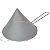 Coador E Funil C/ Cabo P/ Óleo Inox 20x28cm Cônico Cone - Imagem 4