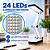 Luminária De Mesa Articulável Abajur 24 Leds Recarregável - Imagem 5