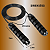 Corda D Pular Crossfit Speed Rope Rolamento Cabo De Aço 2,7m preto - Imagem 4