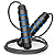 Corda D Pular Crossfit Speed Rope Rolamento Cabo De Aço 2,7m azul - Imagem 1
