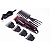 Cortador De Cabelo Kemei Km-pg2600 Bordô 100v/240v - Imagem 6