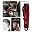 Cortador De Cabelo Kemei Km-pg2600 Bordô 100v/240v - Imagem 4