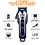 Kit Profssional Kemei Barbeiro Km-1995 Azul+ Km-9163 Detalhe - Imagem 2