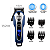 Kit Profssional Kemei Barbeiro Km-1995 Azul+ Km-9163 Detalhe - Imagem 4