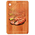 Tabua Corte Carne Madeira Bambu Churrasco Cozinha Mor 25x35 - Imagem 1