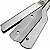 Navalhete Barbeiro Aço Inox Sekich Linha Gold + Lâminas Lord - Imagem 2