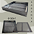 Escorredor P/ Batatas Fritas Inox 30x30x6cm Pastel Salgados - Imagem 6