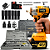 Parafusadeira Chave De Impacto Daifpro Conjunto Chave 40pc - Imagem 1