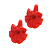 Brinco de Pressão Flor Acrílica Vermelho Hibisco ou Amarelo Manga | Clipe Prata 925 | 3,50 x 3,00 cm | Leve e Estiloso - Imagem 6