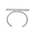 Bracelete de Tubo Metal Banhado - Design Inovador para um Toque Especial - Imagem 2