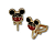 Brinco de Pressão Infantil BP - Mickey Mouse | Banho Ouro 18K ou Prata 925 I Produto Brasileiro - Imagem 3