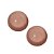 Brinco de Pressão Acrílico Cremoso Rosé Chá | Formato Semiesférico | Clipe Francês Ajustável Prata 925 | 2,50 cm | Coleção Mocha 2025 - Imagem 4