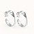 Argola BP Accessories de Pressão Curvas Orgânicas | Clipe Ômega Francês | Banho Ouro 18K ou Prata 925 - Imagem 3