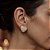 Brinco de Pressão Lumière – Cœur Radieux | Ouro 18K, Micro Zircônias & Clipe Exclusivo - Imagem 2