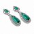 Brinco de Pressão BP Luz de Capri Verde Tiffany - Imagem 1
