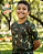 Camiseta Camuflada Manga Curta - Infantil De 2 Até 14 Anos - Imagem 1
