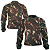 Camiseta Camuflada Manga Longa - Infantil De 2 Até 14  Anos - Imagem 2