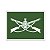 Divisa Distintivo Emborrachado Armas de Gola Militar (Padrão EB) - Imagem 2