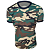 Camiseta Tática Militar Camuflado Americano Woodland - Imagem 1