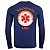 Camiseta Camisa Manga Longa Socorrista Samu Azul Malha Fria - Imagem 3