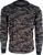 Camiseta Manga Longa Camuflado Floresta Caça Pesca Camping - Imagem 1