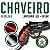 Chaveiro Revolver luz led+laser - Imagem 1