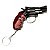 Chaveiro Revolver luz led+laser - Imagem 3