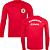 Camiseta Bombeiro Civil Vermelha Manga Longa Uniforme - Imagem 3