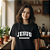 Camiseta Personalizada Jesus 100% Algodão Estilo College - Imagem 1