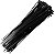 Abraçadeira NYLON 2,5 X 100MM Preta Frontec 100UN - Imagem 3