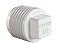 Plug Roscavel PVC Branca 1/2 Krona UN 0293 - Imagem 1