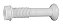 Tubo Ligaçao C/SPUD PVC Sanfonado Branco Censi 7290 - Imagem 1