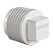 Plug Roscavel PVC Branca 1 Krona PCT 0295 - Imagem 2