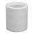 Luva Roscavel PVC Branca 1 Krona PCT 0272 - Imagem 1