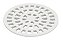 Grelha Plastica Redonda 10CM Branca Krona PCT 0940 - Imagem 1