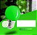 Lampada LED Bolinha Verde Bivolt 3W E-27 UP LED - Imagem 4