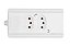 Tomada Barra Dupla Branca 2P+T 10/20A Interneed - Imagem 1