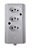 Tomada Barra Tripla Branca 2P+T 10/20A Interneed - Imagem 2
