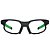 Óculos Clip On HB Rush Matte Black D. Green / Green Chrome - Imagem 2