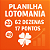 Planilha Lotomania | Desdobramento de 62 Dezenas com Garantia para 17 Pontos - Imagem 1