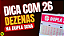 Planilha Dupla Sena | Desdobramento com 26 Dezenas e Garantia de Terno - Imagem 2